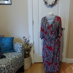 Faux Wrap Dress